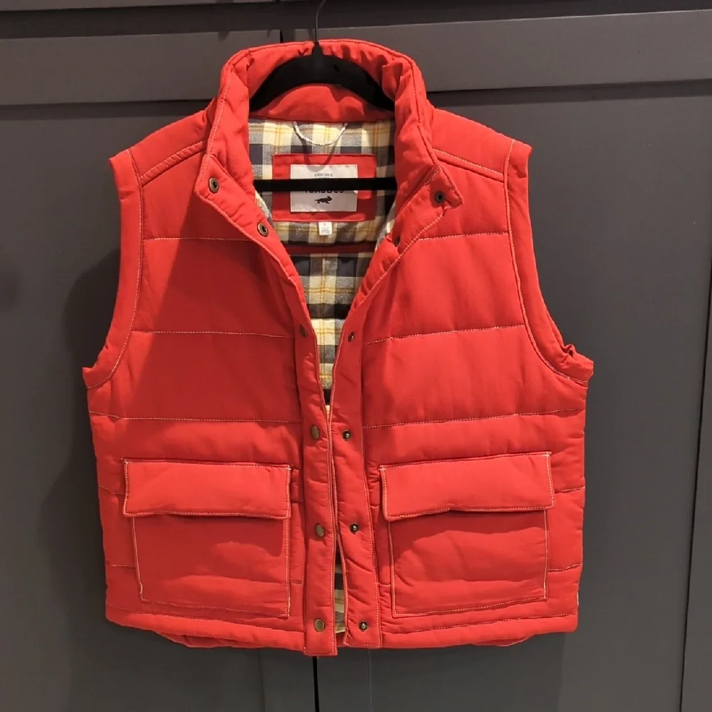 Toad&Co Red Insulated Quilted Vest - Picture 1 of 4